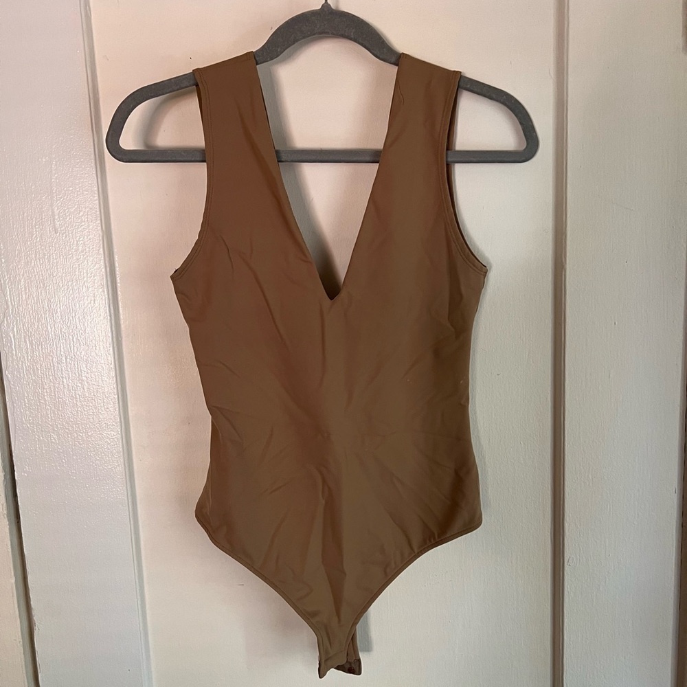 free people deep v bodysuit